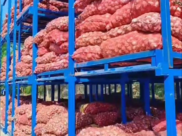 成功案例：森沃堆垛架助力大蒜倉儲高效升級
